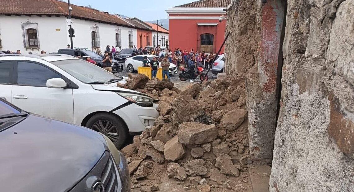 Foto del sismo del 8 de julio del 2025 sur de Guatemala